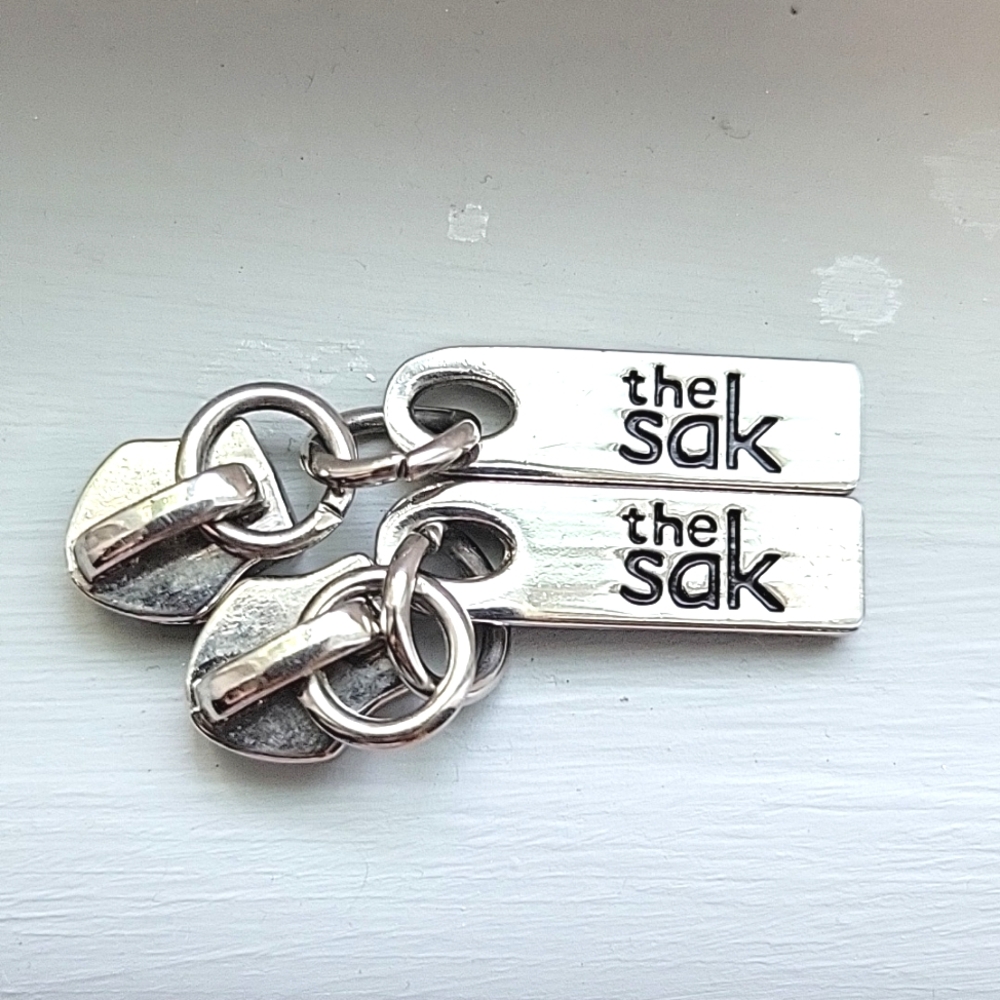 The Sak 2 SilverTone REPLACEMENT Zipper PULL